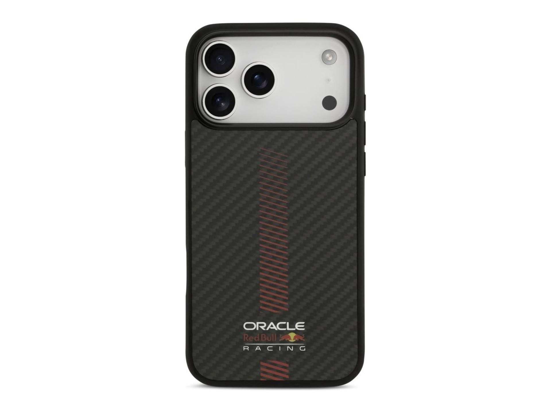 Capa Red Bull Kevlar Powerbar MagSafe para iPhone 17 Pro Max preta