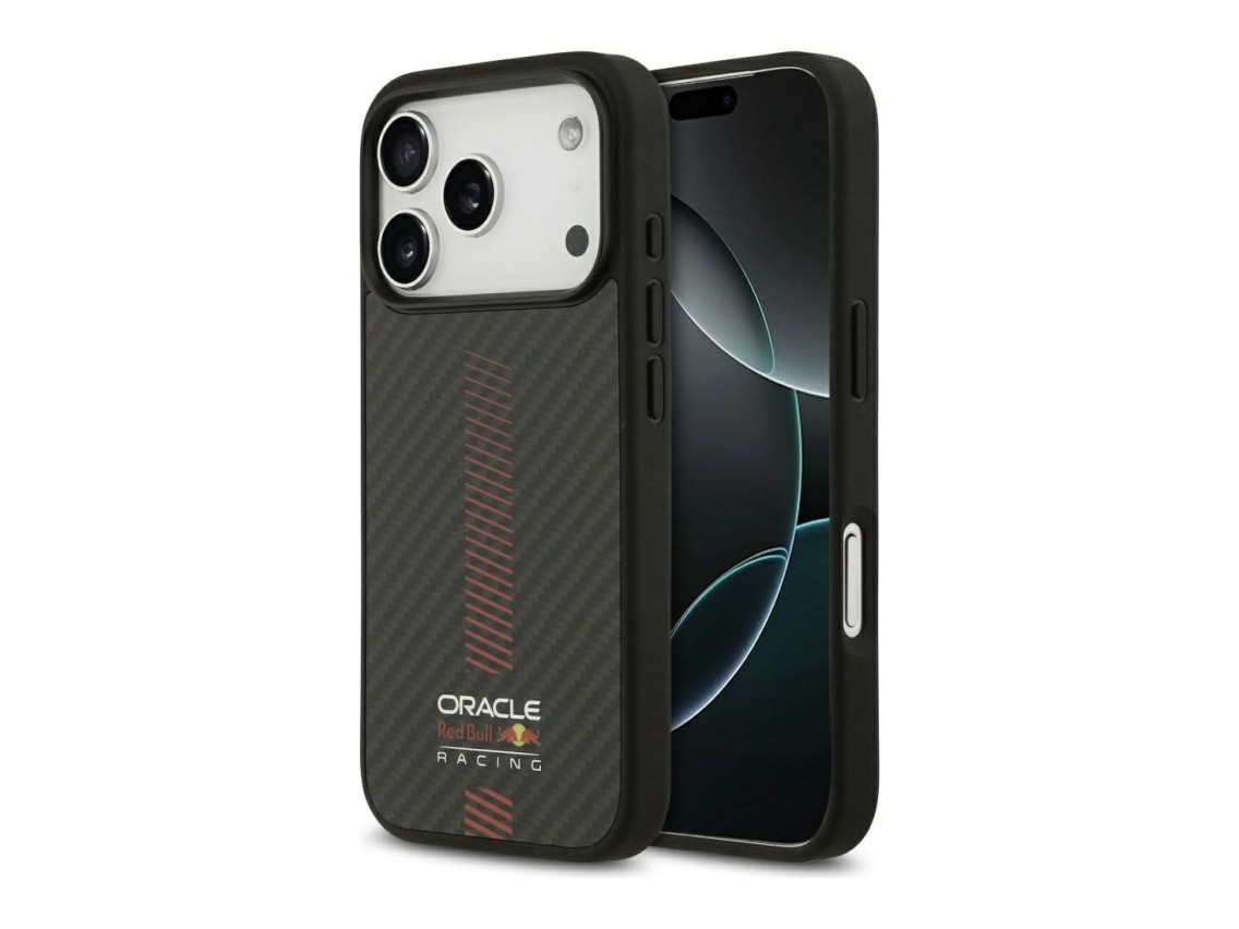 Case Red Bull Kevlar Powerbar MagSafe for iPhone 17 Pro black
