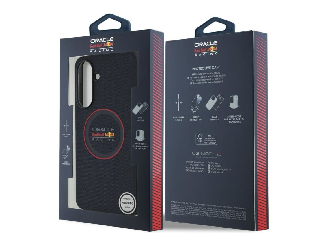 Capa Red Bull Meshed Red Ring para Samsung Galaxy A36 azul marinho