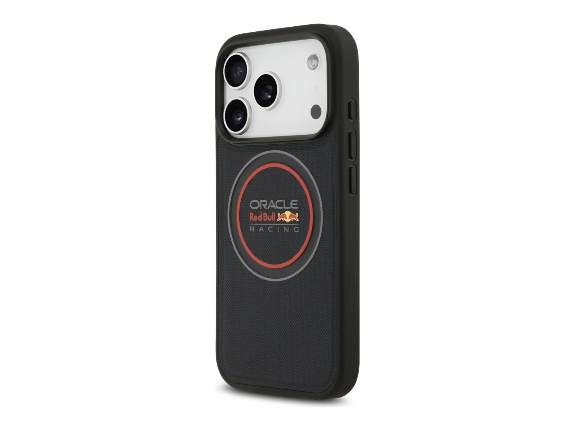 Red Bull Meshed Logo And Red Ring MagSafe Case for iPhone 17 Pro Navy Blue