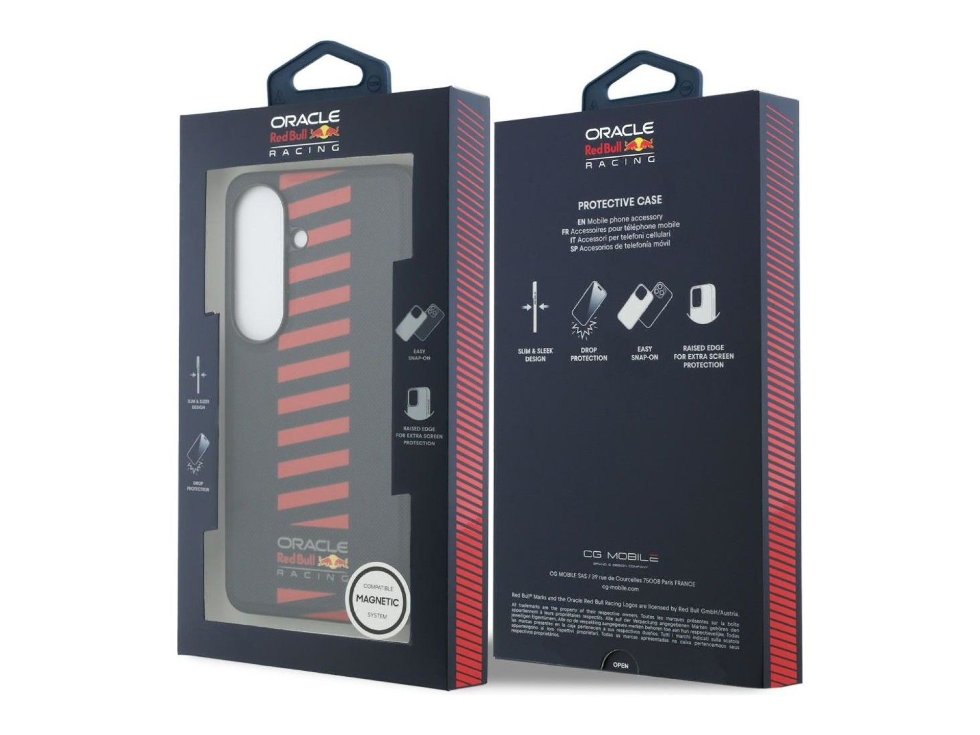Capa Red Bull Meshed Powerbar MagSafe para Samsung Galaxy S26 azul marinho