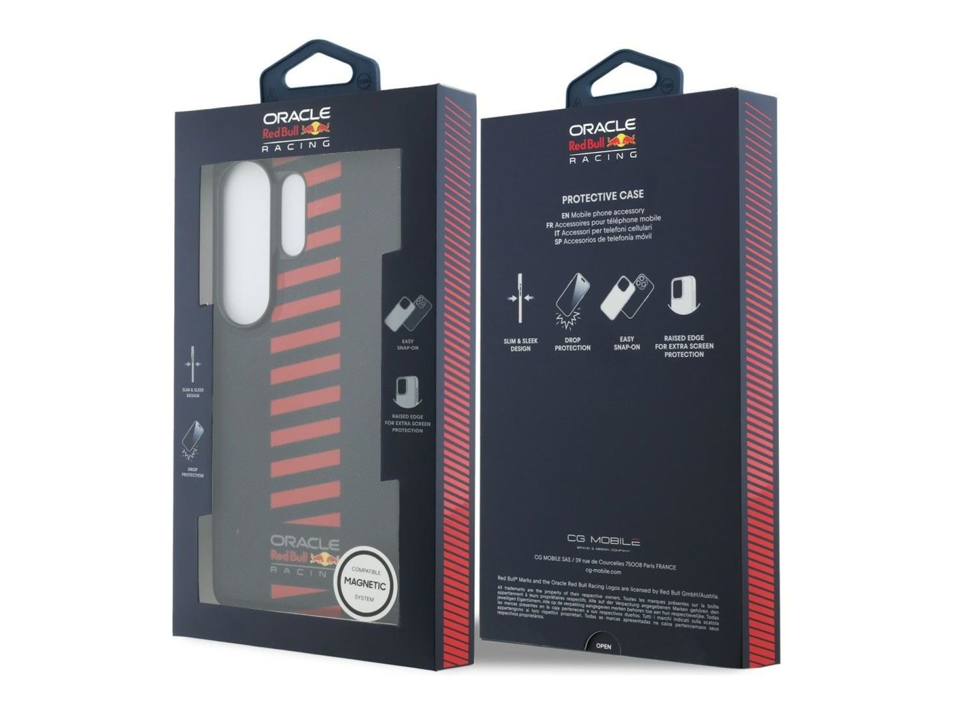 Capa Red Bull Meshed Powerbar MagSafe para Samsung Galaxy S26 Ultra azul marinho