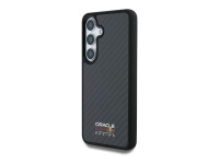 Funda MagSafe Red Bull de fibra de carbono brillante con logo para Samsung Galaxy S25 (negra) Funda MagSafe Red Bull de fibra de carbono brillante con logo para Samsung Galaxy S25 (negra)