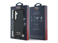 Funda MagSafe Red Bull de fibra de carbono brillante con logo para Samsung Galaxy S25 (negra) Funda MagSafe Red Bull de fibra de carbono brillante con logo para Samsung Galaxy S25 (negra)