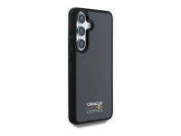 Funda MagSafe Red Bull de fibra de carbono brillante con logo para Samsung Galaxy S25 (negra) Funda MagSafe Red Bull de fibra de carbono brillante con logo para Samsung Galaxy S25 (negra)