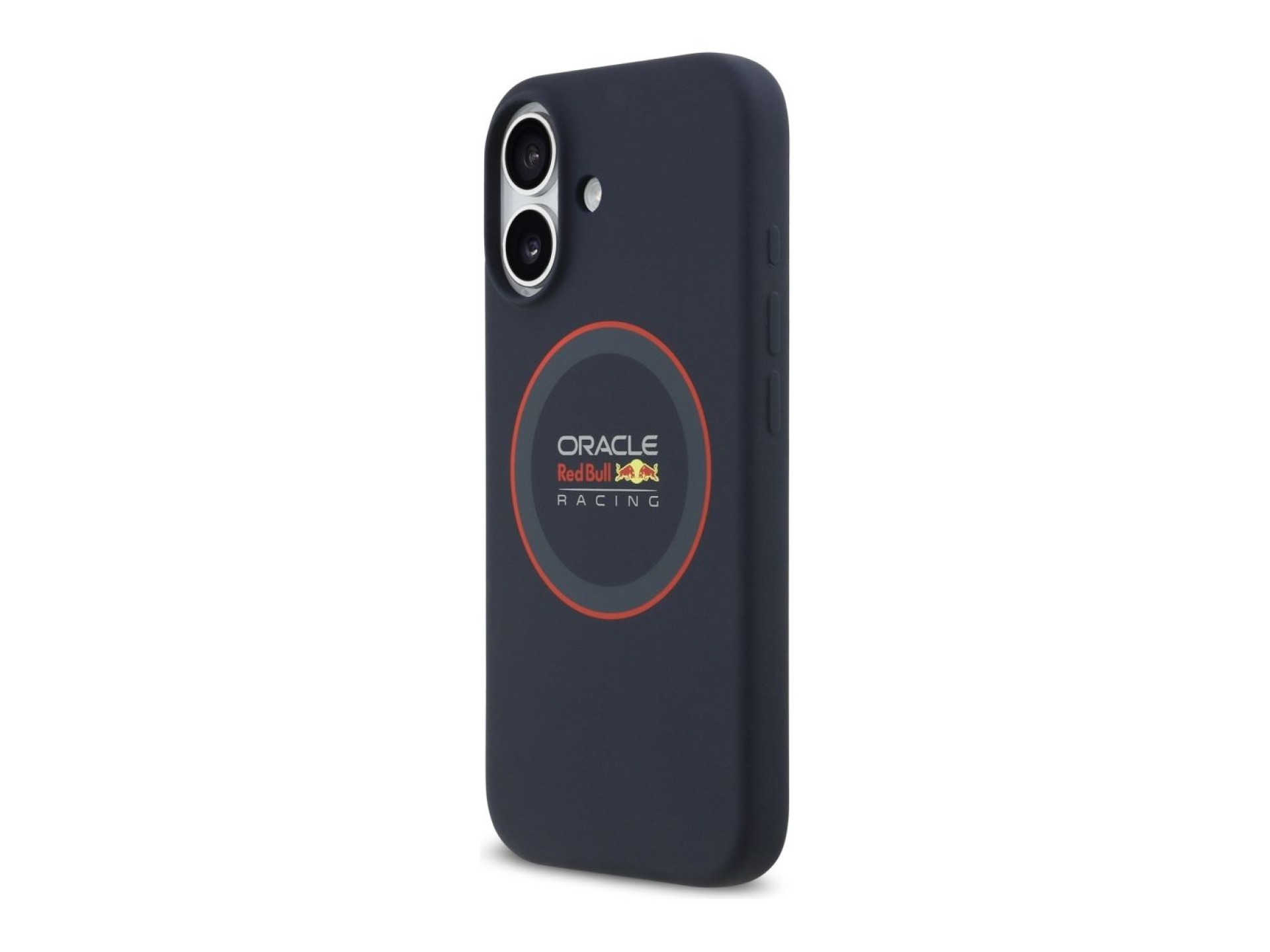Red Bull Silicone Red Ring MagSafe Case for iPhone 17 Navy Blue