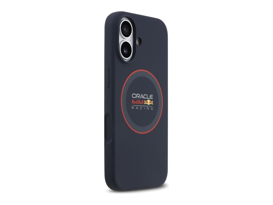Red Bull Silicone Red Ring MagSafe Case for iPhone 17 Navy Blue