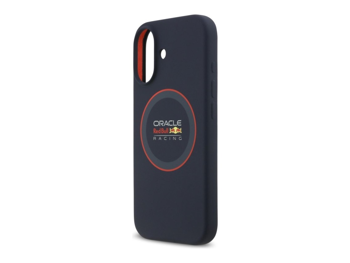 Red Bull Silicone Red Ring MagSafe Case for iPhone 17 Navy Blue