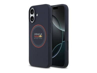 Red Bull Silicone Red Ring MagSafe Case for iPhone 17 Navy Blue Red Bull Silicone Red Ring MagSafe Case for iPhone 17 Navy Blue