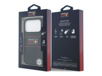 Capa MagSafe de silicone Red Bull com logotipo horizontal centralizado para iPhone 17 Pro, azul mari Capa MagSafe de silicone Red Bull com logotipo horizontal centralizado para iPhone 17 Pro, azul mari