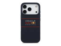 Capa MagSafe de silicone Red Bull com logotipo horizontal centralizado para iPhone 17 Pro, azul mari Capa MagSafe de silicone Red Bull com logotipo horizontal centralizado para iPhone 17 Pro, azul mari