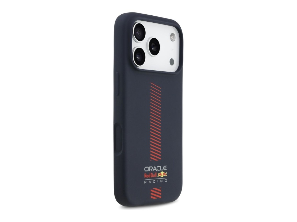 Red Bull Silicone Powerbar MagSafe Case for iPhone 17 Pro Navy Blue