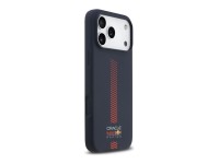 Capa MagSafe de silicone Red Bull Powerbar para iPhone 17 Pro Max Azul Marinho
