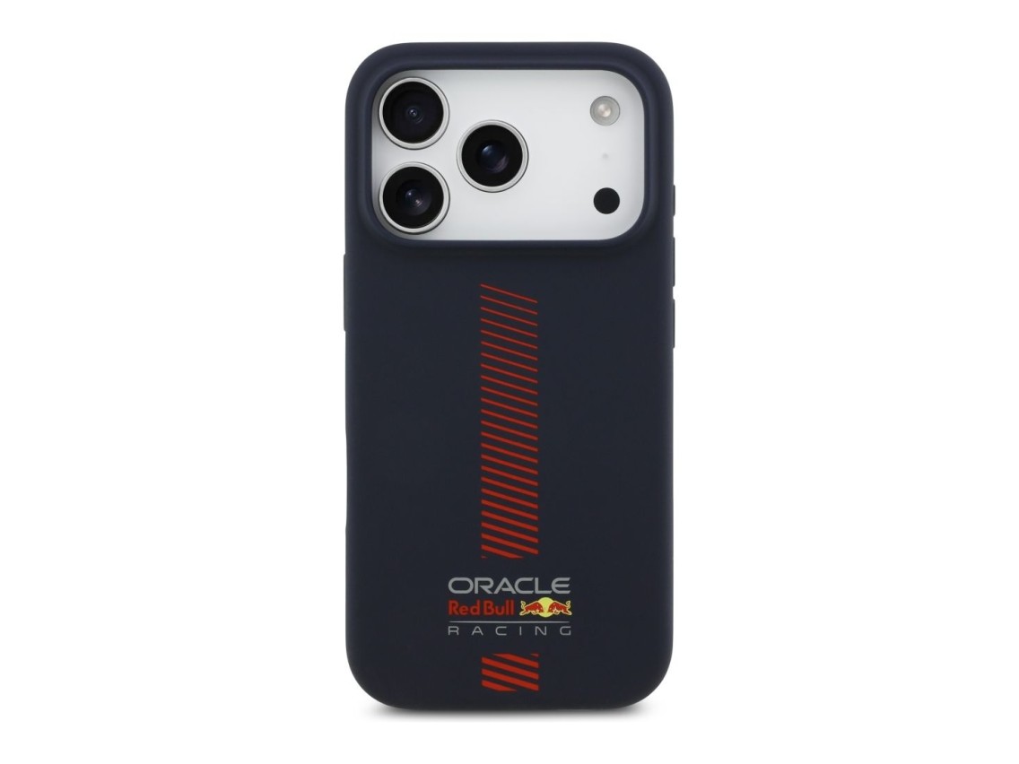 Red Bull Silicone Powerbar MagSafe Case for iPhone 17 Pro Navy Blue