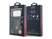 Capa MagSafe de silicone Red Bull com logotipo vertical grande para iPhone 17 Pro, azul marinho. Capa MagSafe de silicone Red Bull com logotipo vertical grande para iPhone 17 Pro, azul marinho.