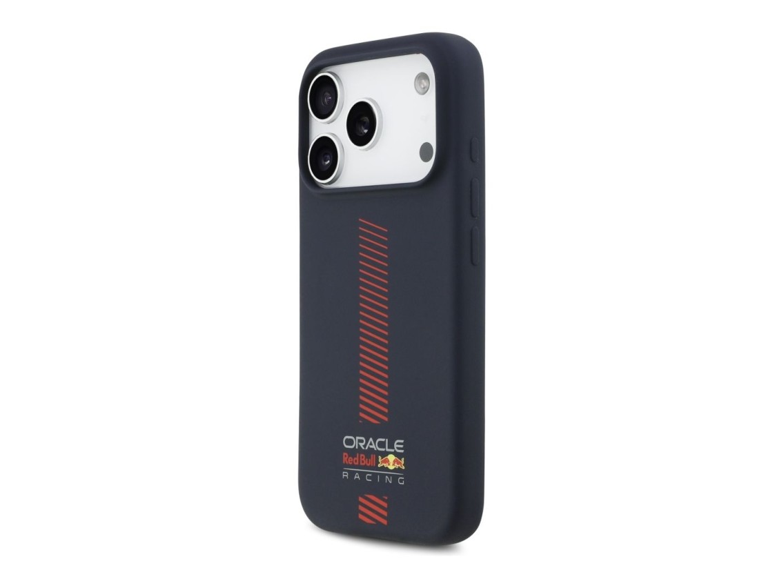 Red Bull Silicone Powerbar MagSafe Case for iPhone 17 Pro Navy Blue