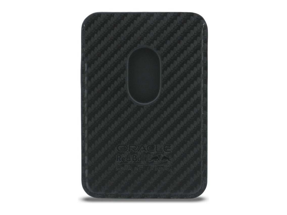 Carteira Red Bull Carbon MagSafe preta