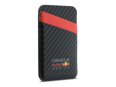 Carteira Red Bull Carbon MagSafe preta