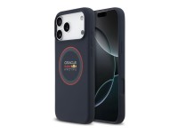 Red Bull Silicone Red Ring MagSafe Case for iPhone 17 Pro Max Navy Blue