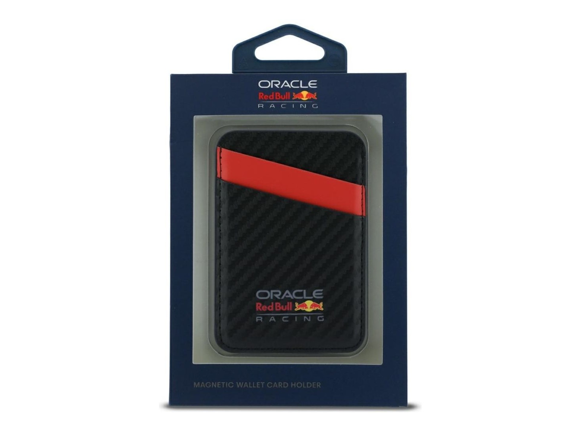 Carteira Red Bull Carbon MagSafe preta