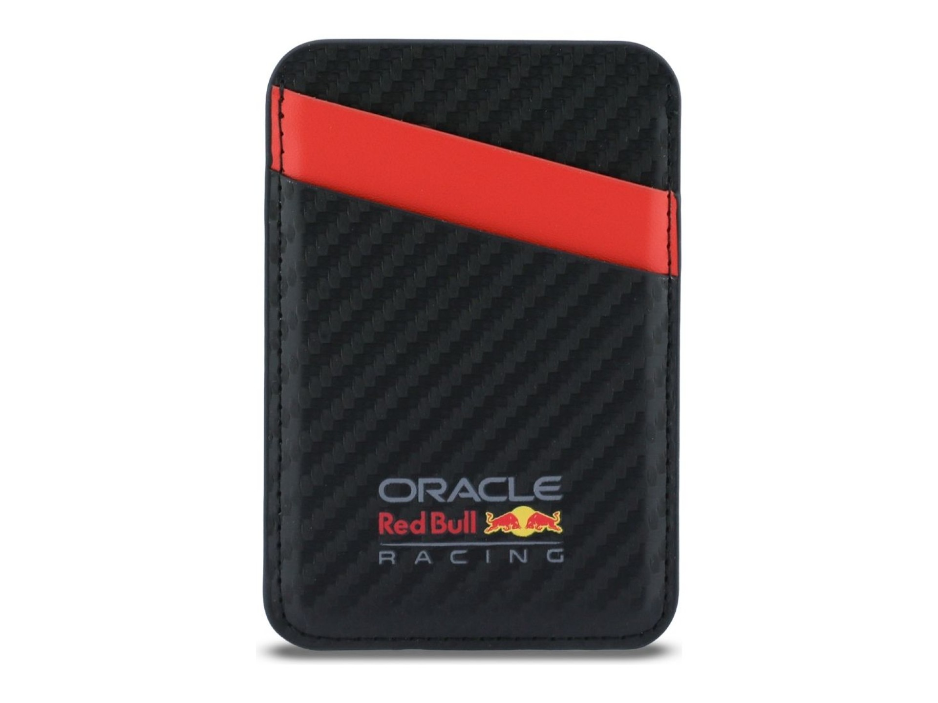 Carteira Red Bull Carbon MagSafe preta