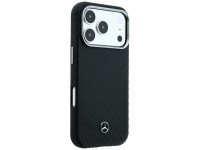 Mercedes Leather Semi Wrap Wood Effect MagSafe Case for iPhone 17 Pro Max / 18 Pro Max - Black Mercedes Leather Semi Wrap Wood Effect MagSafe Case for iPhone 17 Pro Max / 18 Pro Max - Black