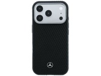 Mercedes Leather Semi Wrap Wood Effect MagSafe Case for iPhone 17 Pro Max / 18 Pro Max - Black Mercedes Leather Semi Wrap Wood Effect MagSafe Case for iPhone 17 Pro Max / 18 Pro Max - Black