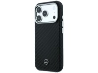 Mercedes Leather Semi Wrap Wood Effect MagSafe Case for iPhone 17 Pro Max / 18 Pro Max - Black Mercedes Leather Semi Wrap Wood Effect MagSafe Case for iPhone 17 Pro Max / 18 Pro Max - Black