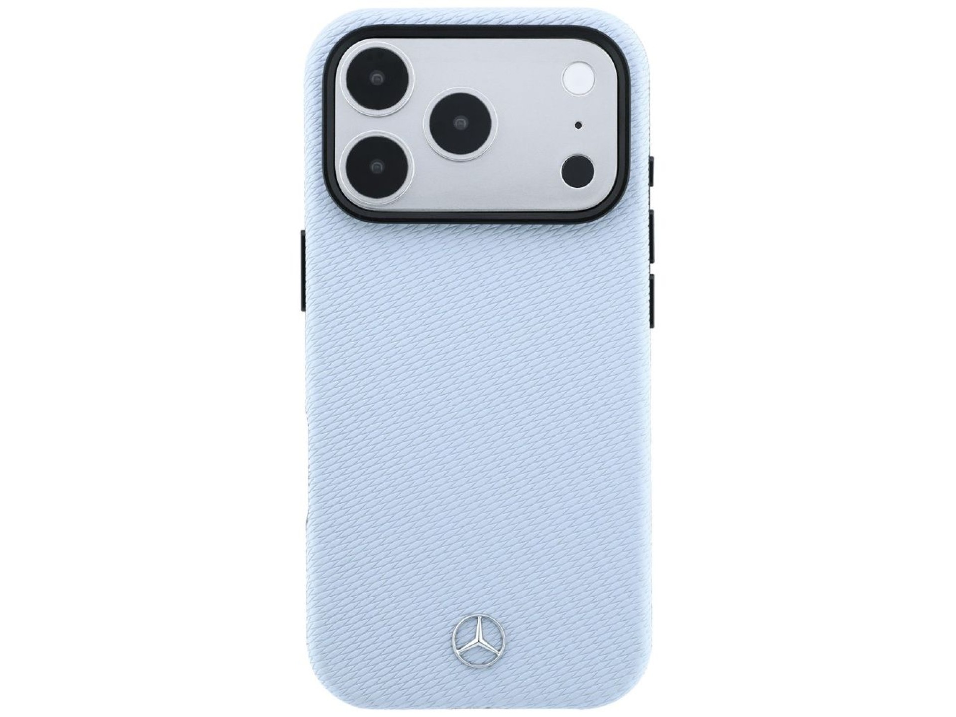 Funda semitransparente de piel Mercedes con efecto madera y MagSafe para iPhone 17 Pro Max / 18 Pro