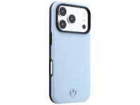 Funda semitransparente de piel Mercedes con efecto madera y MagSafe para iPhone 17 Pro Max / 18 Pro 