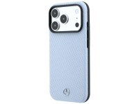 Funda semitransparente de piel Mercedes con efecto madera y MagSafe para iPhone 17 Pro Max / 18 Pro 