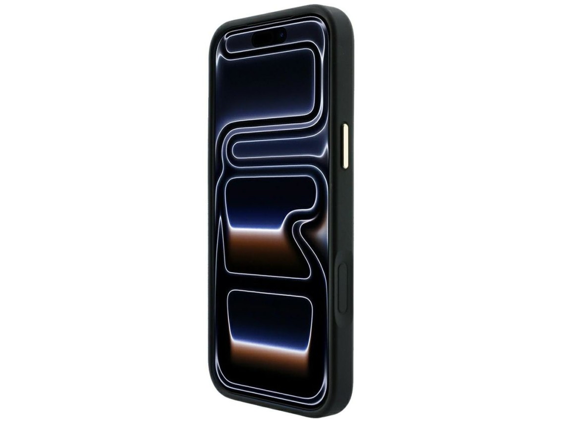 Capa Guess Embossed 4G Classic MagSafe para iPhone 17 Pro Max / 18 Pro Max - Preta