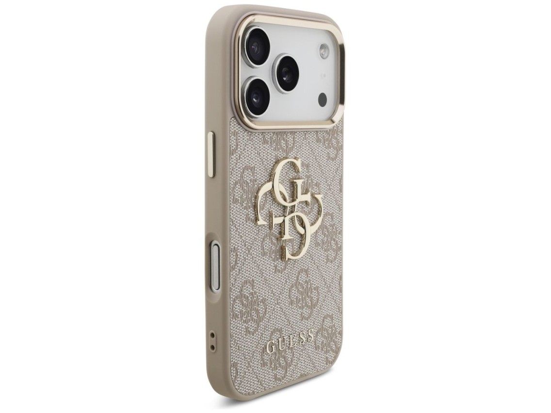 Funda Guess 4G Big 4G Classic Logo para iPhone 17 Pro / 18 Pro - Oro rosa