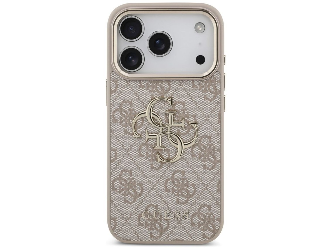 Funda Guess 4G Big 4G Classic Logo para iPhone 17 Pro / 18 Pro - Oro rosa