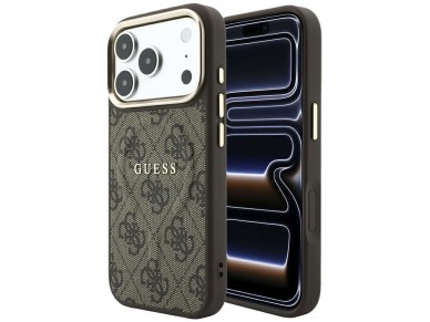 Guess Embossed 4G Classic MagSafe Case for iPhone 17 Pro Max / 18 Pro Max - Brown Guess Embossed 4G Classic MagSafe Case for iPhone 17 Pro Max / 18 Pro Max - Brown