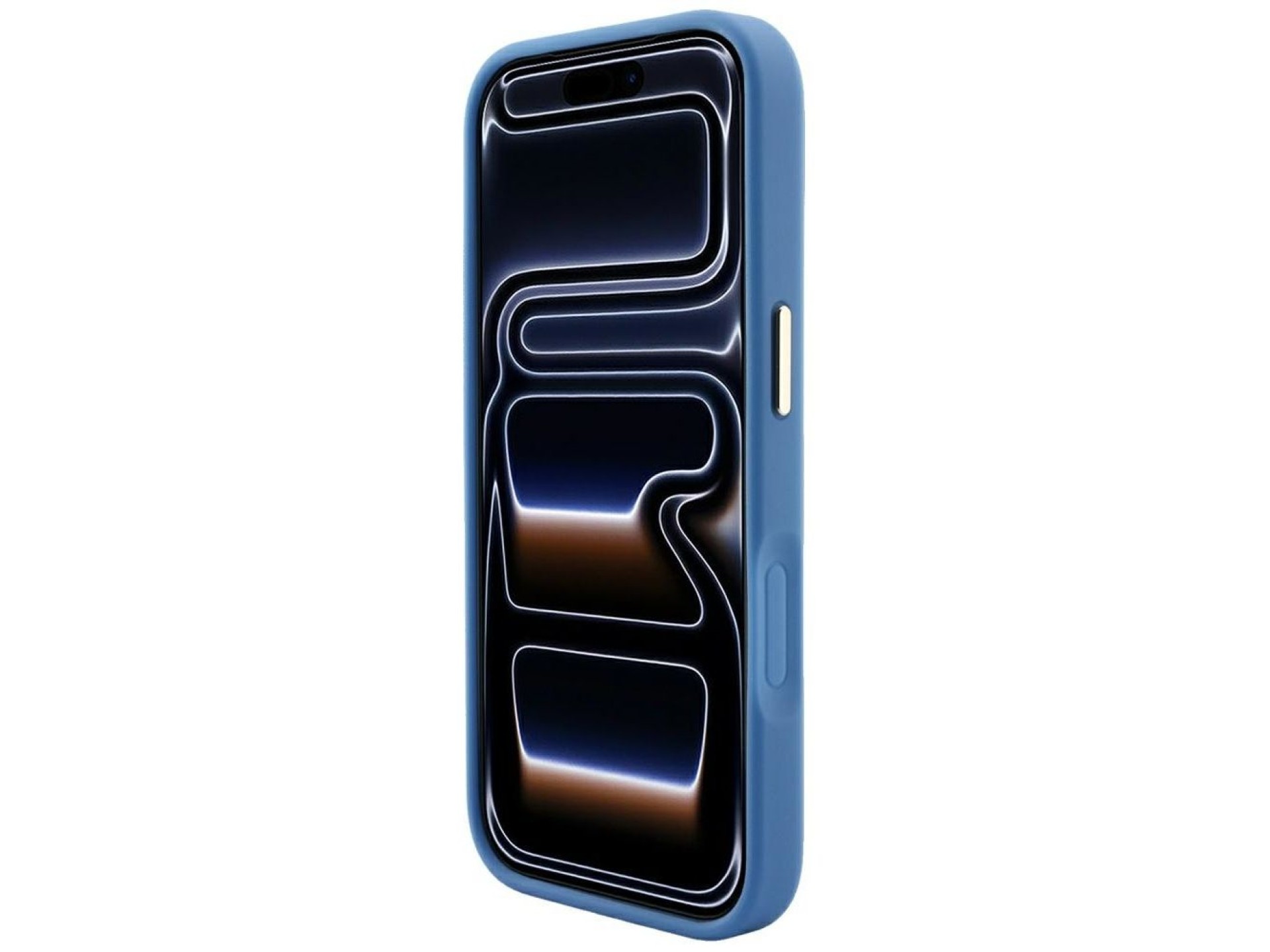 Capa Guess Embossed 4G Classic MagSafe para iPhone 17 Pro Max / 18 Pro Max - Azul