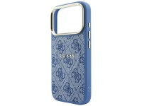 Capa Guess Embossed 4G Classic MagSafe para iPhone 17 Pro Max / 18 Pro Max - Azul Capa Guess Embossed 4G Classic MagSafe para iPhone 17 Pro Max / 18 Pro Max - Azul