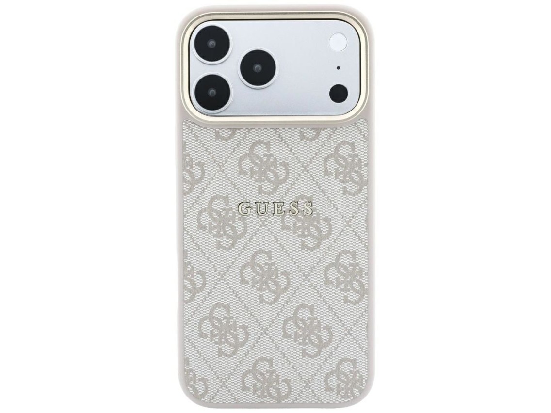 Guess Embossed 4G Classic MagSafe Case for iPhone 17 Pro Max / 18 Pro Max - Pink