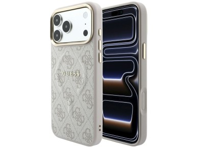 Capa Guess Embossed 4G Classic MagSafe para iPhone 17 Pro Max / 18 Pro Max - Rosa Capa Guess Embossed 4G Classic MagSafe para iPhone 17 Pro Max / 18 Pro Max - Rosa