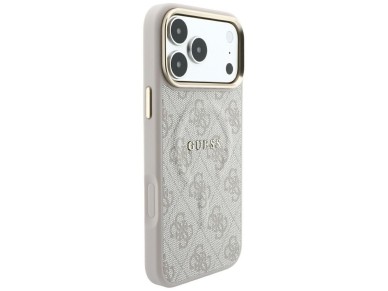 Capa Guess Embossed 4G Classic MagSafe para iPhone 17 Pro Max / 18 Pro Max - Rosa Capa Guess Embossed 4G Classic MagSafe para iPhone 17 Pro Max / 18 Pro Max - Rosa