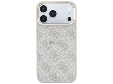 Capa Guess Embossed 4G Classic MagSafe para iPhone 17 Pro Max / 18 Pro Max - Rosa Capa Guess Embossed 4G Classic MagSafe para iPhone 17 Pro Max / 18 Pro Max - Rosa