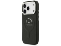 Karl Lagerfeld Embossed Open Ring RSG Logo MagSafe Case for iPhone 17 Pro / 18 Pro - Black Karl Lagerfeld Embossed Open Ring RSG Logo MagSafe Case for iPhone 17 Pro / 18 Pro - Black
