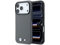 Capa MagSafe BMW M Carbon Metal Logo para iPhone 17 Pro Max / 18 Pro Max - Cinza Capa MagSafe BMW M Carbon Metal Logo para iPhone 17 Pro Max / 18 Pro Max - Cinza