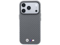Capa MagSafe BMW M Carbon Metal Logo para iPhone 17 Pro Max / 18 Pro Max - Cinza Capa MagSafe BMW M Carbon Metal Logo para iPhone 17 Pro Max / 18 Pro Max - Cinza