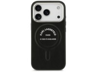 Karl Lagerfeld Embossed Open Ring RSG Logo MagSafe Case for iPhone 17 Pro Max / 18 Pro Max - Black Karl Lagerfeld Embossed Open Ring RSG Logo MagSafe Case for iPhone 17 Pro Max / 18 Pro Max - Black