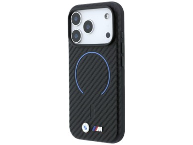 BMW M Carbon Printed Ring MagSafe Case for iPhone 17 Pro Max / 18 Pro Max - Black