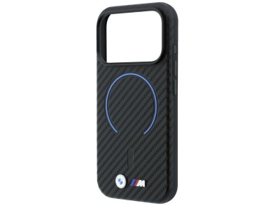 BMW M Carbon Printed Ring MagSafe Case for iPhone 17 Pro Max / 18 Pro Max - Black