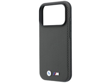 BMW M Quadrille Kevlar Metal Logo MagSafe Case for iPhone 17 Pro Max / 18 Pro Max - Gray BMW M Quadrille Kevlar Metal Logo MagSafe Case for iPhone 17 Pro Max / 18 Pro Max - Gray