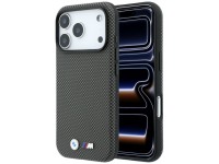 BMW M Quadrille Kevlar Metal Logo MagSafe Case for iPhone 17 Pro / 18 Pro - Gray BMW M Quadrille Kevlar Metal Logo MagSafe Case for iPhone 17 Pro / 18 Pro - Gray