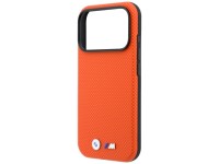 Funda BMW M Quadrille Kevlar Metal Logo MagSafe para iPhone 17 Pro Max / 18 Pro Max - Naranja Funda BMW M Quadrille Kevlar Metal Logo MagSafe para iPhone 17 Pro Max / 18 Pro Max - Naranja